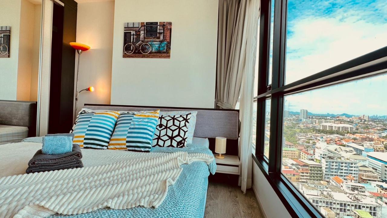 The Base Central Pattaya 2Bed King&Queen Sky Seaview & Infinity Pool Extérieur photo